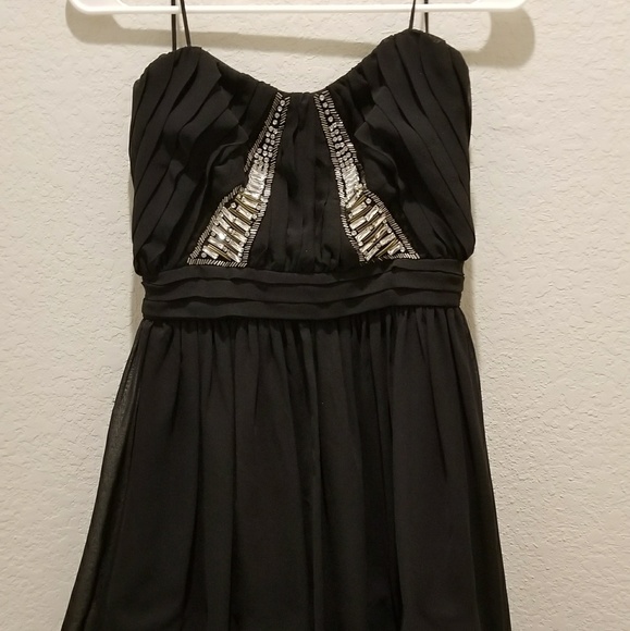 Beaded strapless dress - Picture 3 of 4